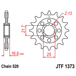 Звездочка передняя JT Sprockets (шаг 520 ) JT JTF1373